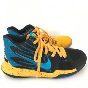 Kyrie 3 What The Blue University Gold boys 5 nike